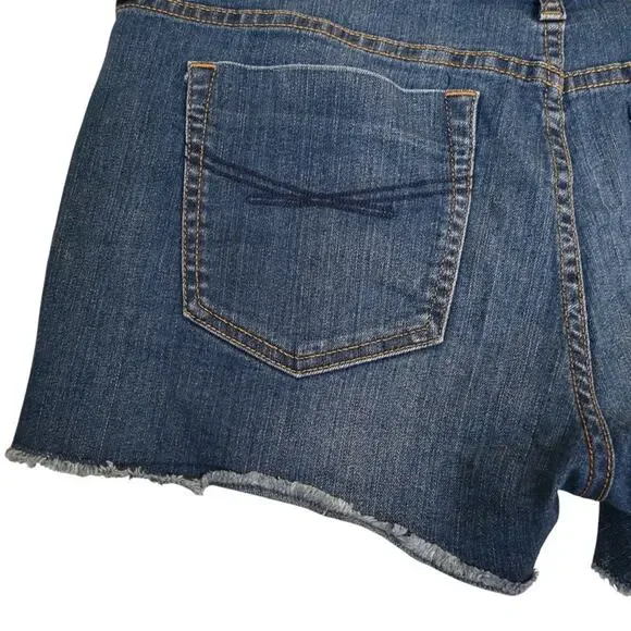 GAP 1969 Women's 29/8 Side Zip Cutoff Denim Jean Shorts - Picture 6 of 10